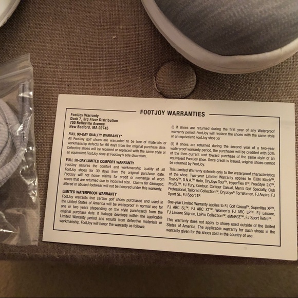 FootJoy Leisure Slip On GOLF SHOES. New in box. Size 5.5 Med. Gray and… - Picture 7 of 13